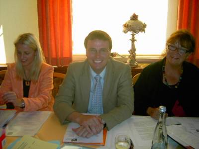 Helga Wssner, neue Kreisvorsitzende, Volker Schebesta Mdl, Kreisvorsitzender CDU, Ingrid Ehle, Ehrenvorsitzende FU-Ortenau 